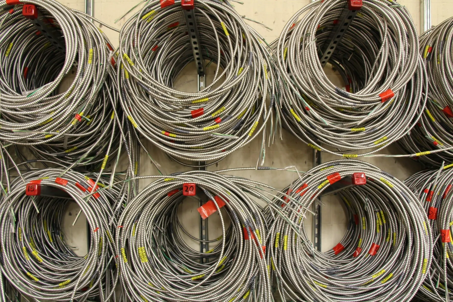 Coils of electrical cable