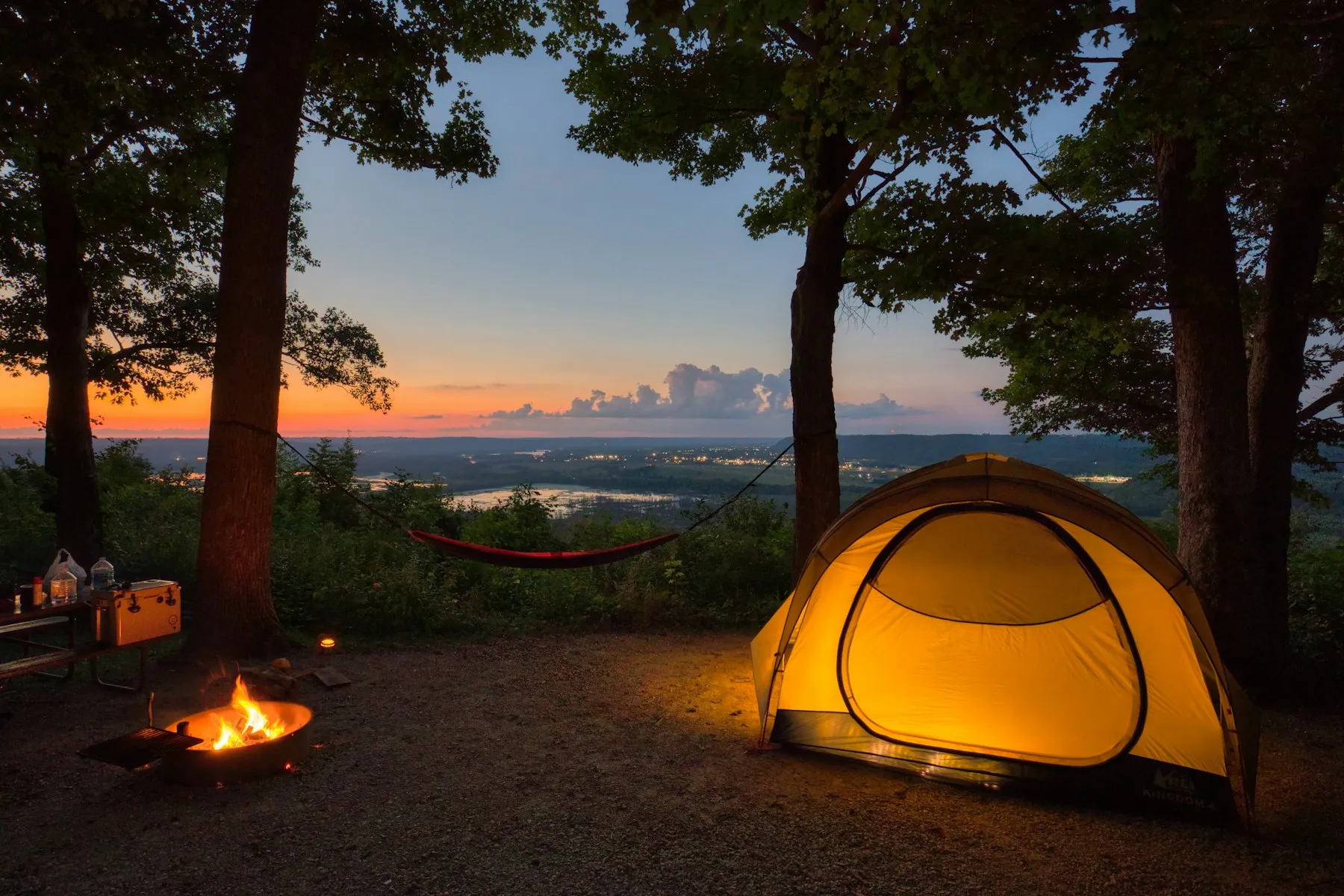 Field tent and outdoor gear