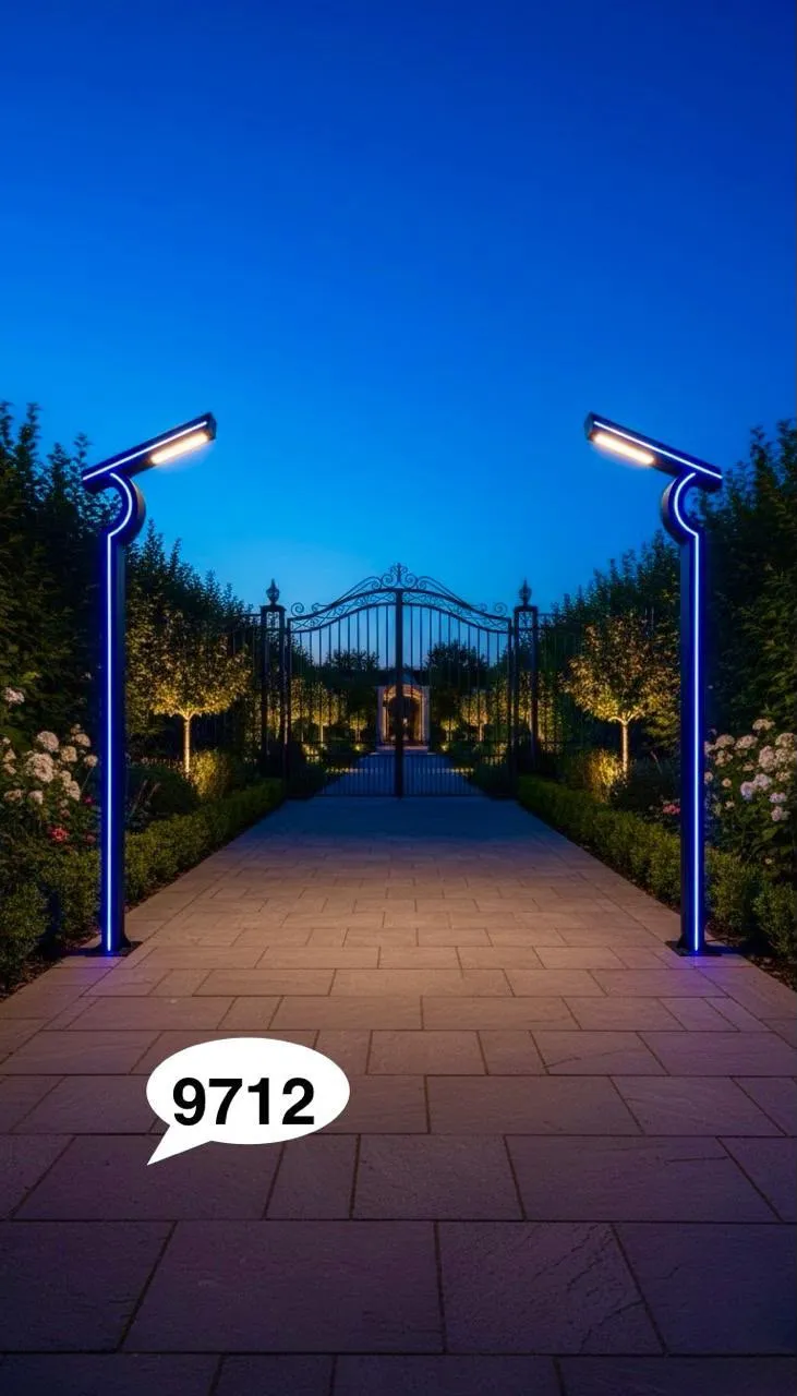 Garden Light 9712 in a garden